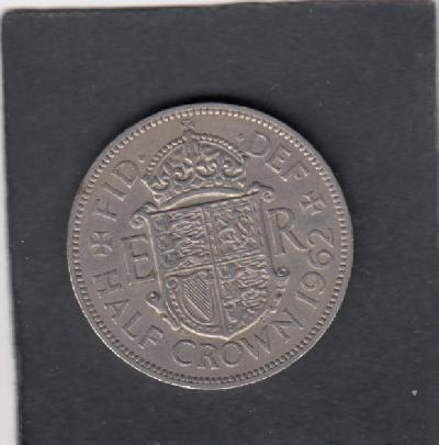 Beschrijving: 1/2 Crown  ELIZABETH II  